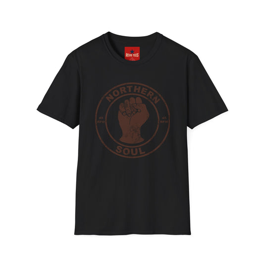 Revotees Northern Soul Fist Vintage Mod Music T-Shirt - alternate view 2