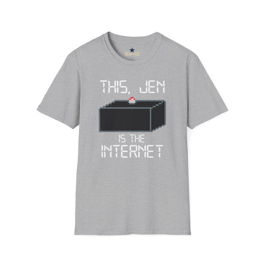 Revotees This Jen Is the Internet Retro Pixel T-Shirt - alternate view 2