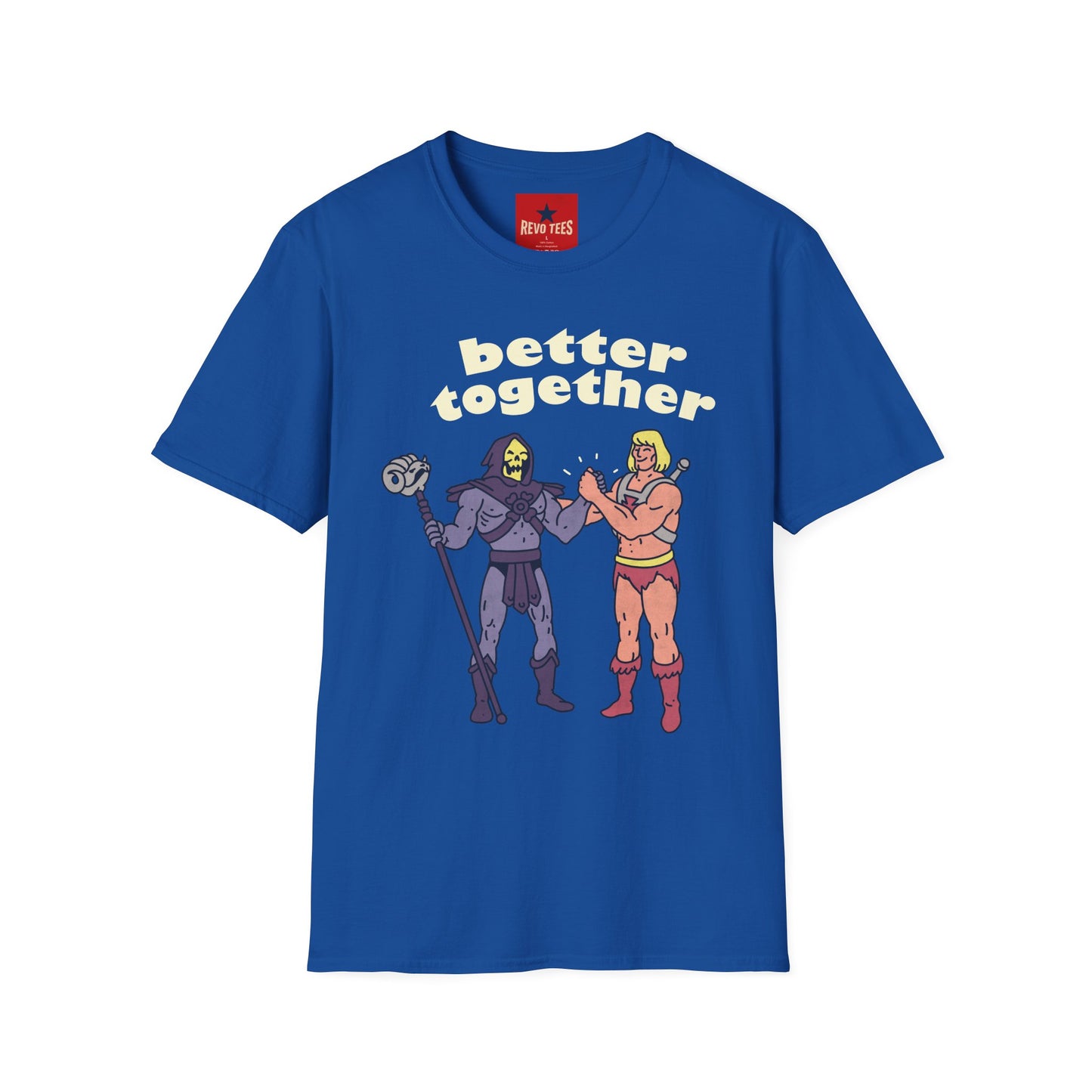Better Together T-Shirt — Skeletor & He-Man Retro Graphic Tee