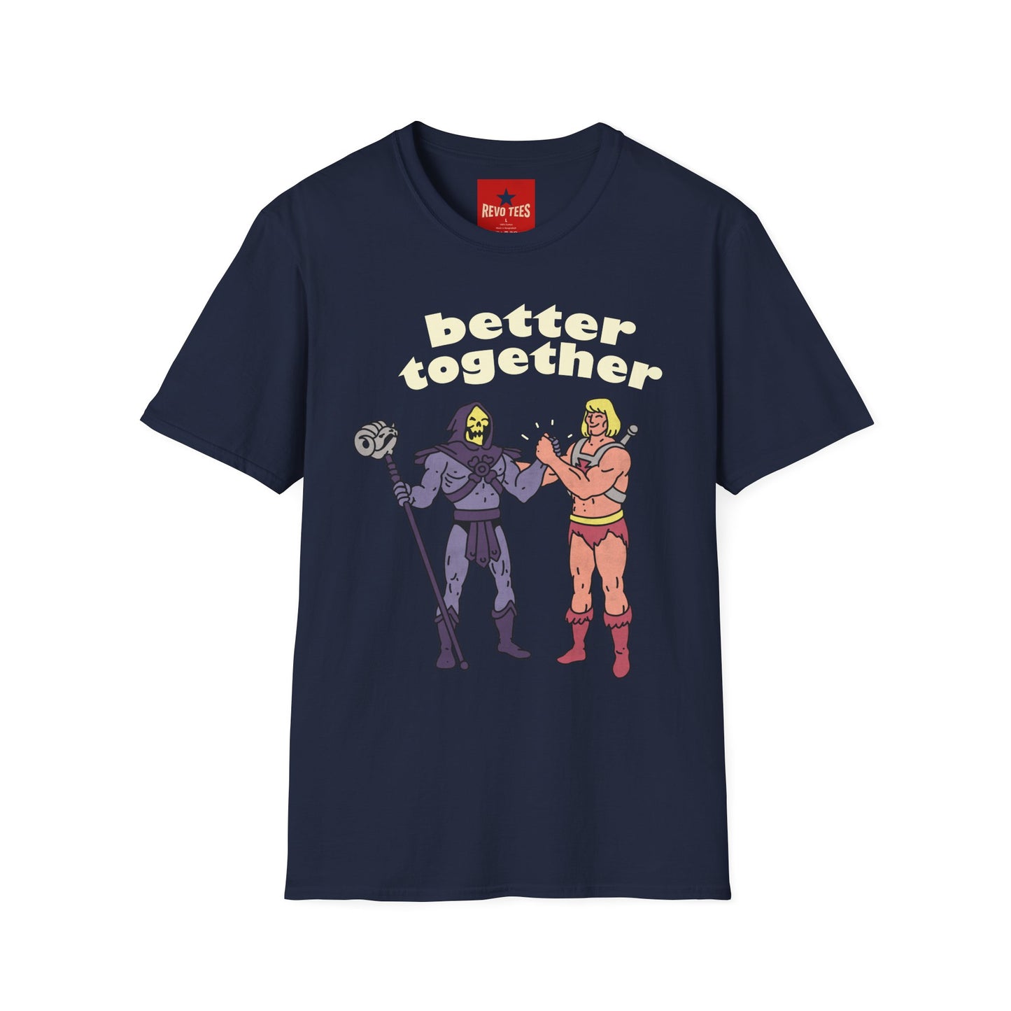 Better Together T-Shirt — Skeletor & He-Man Retro Graphic Tee