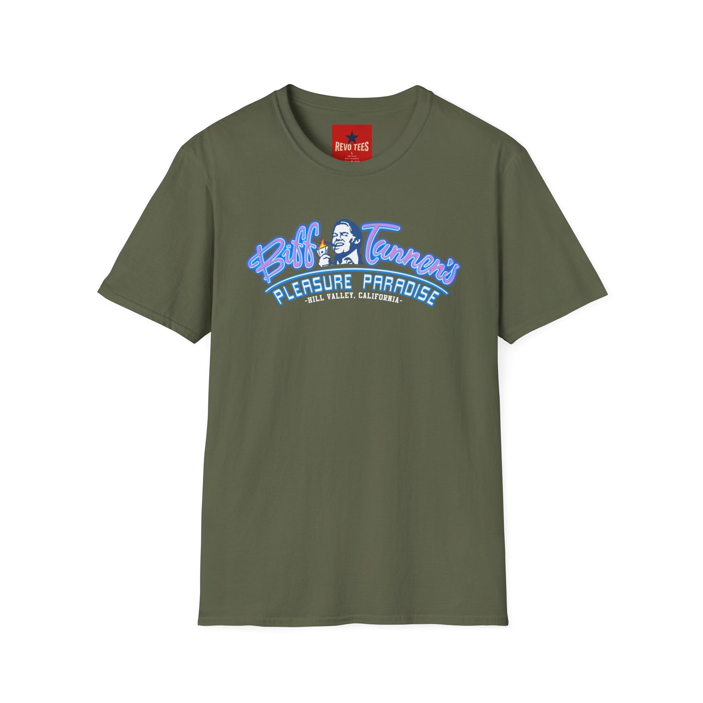 Pleasure Paradise Tee — Retro "Biff Tannen" Graphic T-Shirt