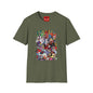 Cartoon Monster Collage T-Shirt
