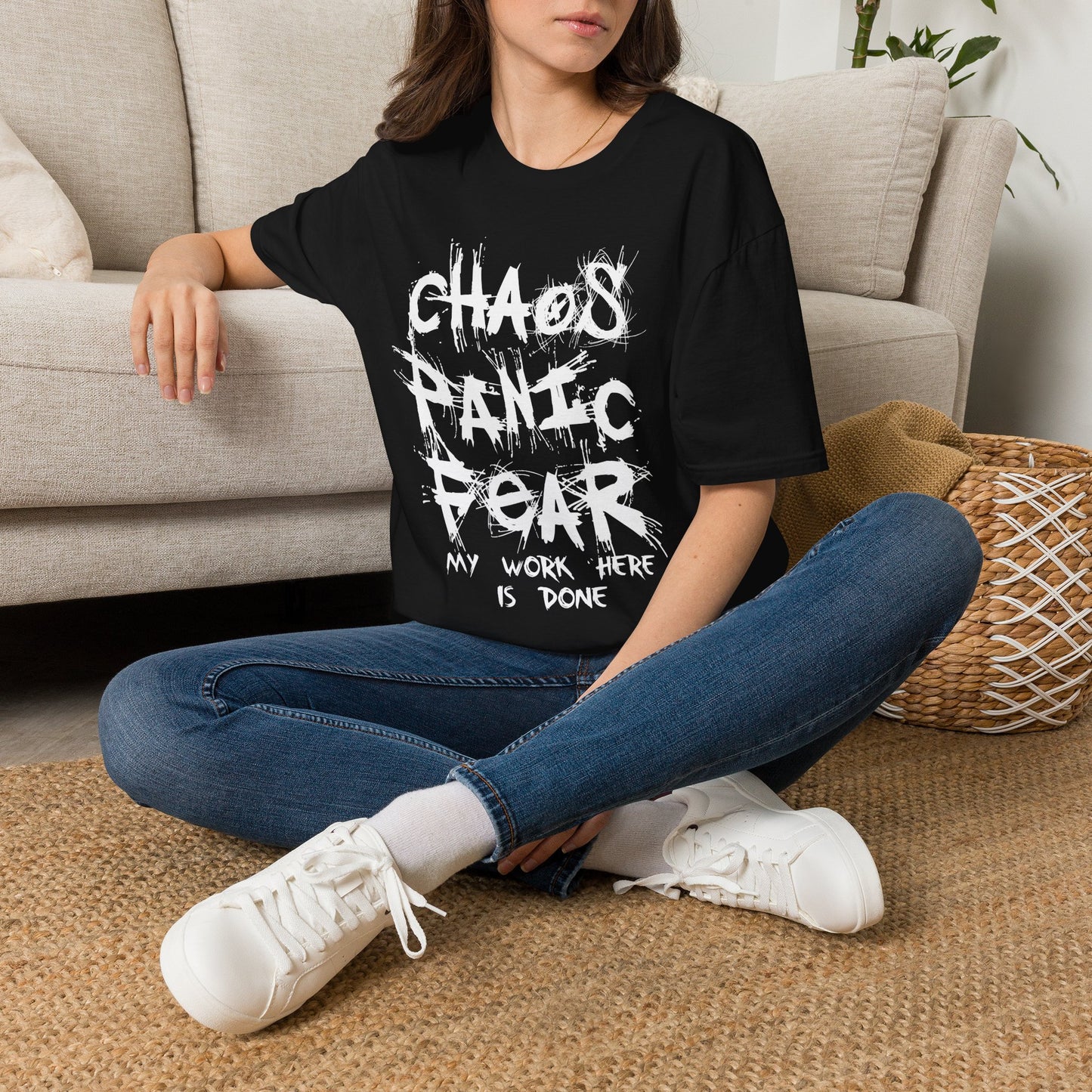 Chaos Panic Fear - Unisex Softstyle T-Shirt