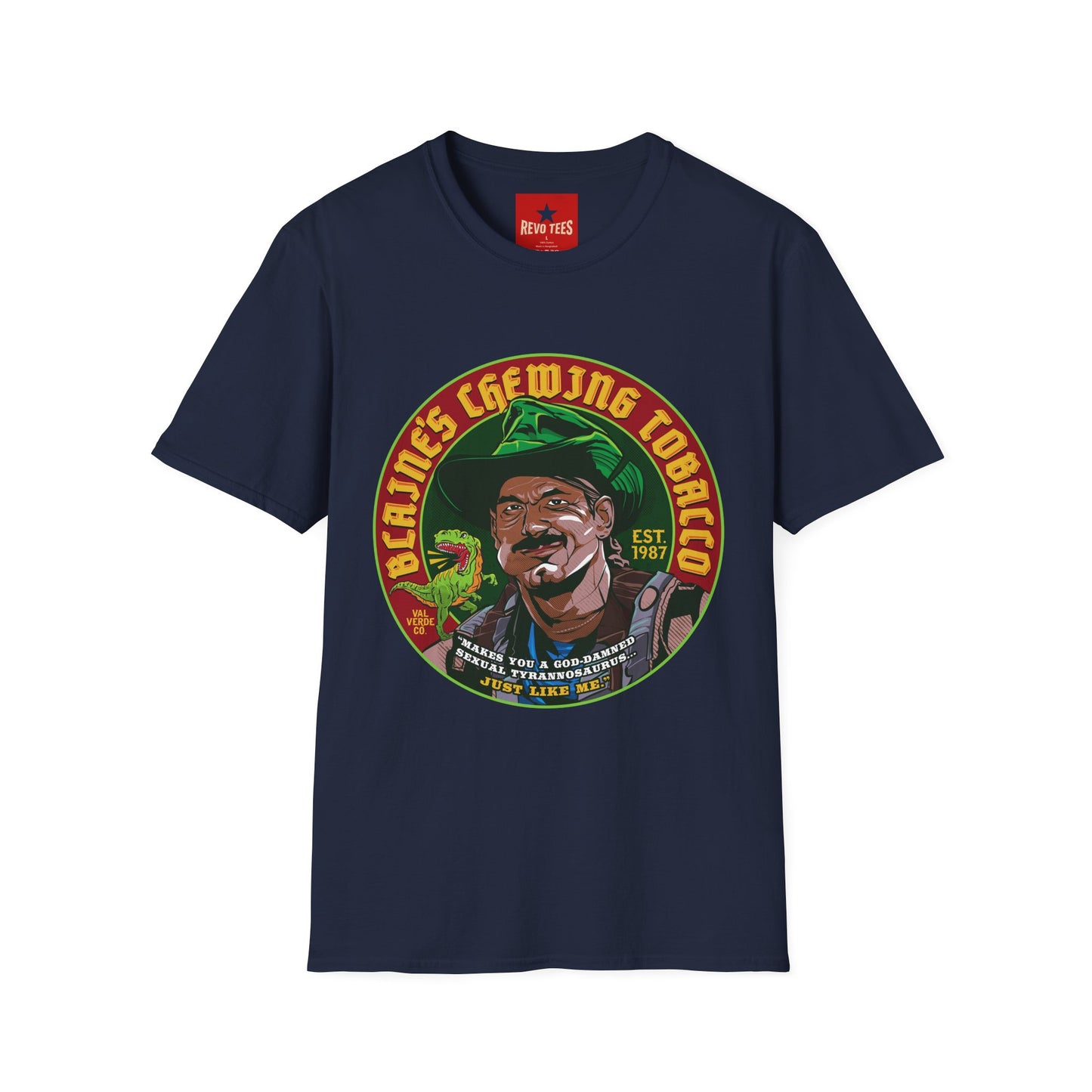 Vintage Cigarette Tobacco Graphic T-Shirt — Retro Smoker Logo Tee