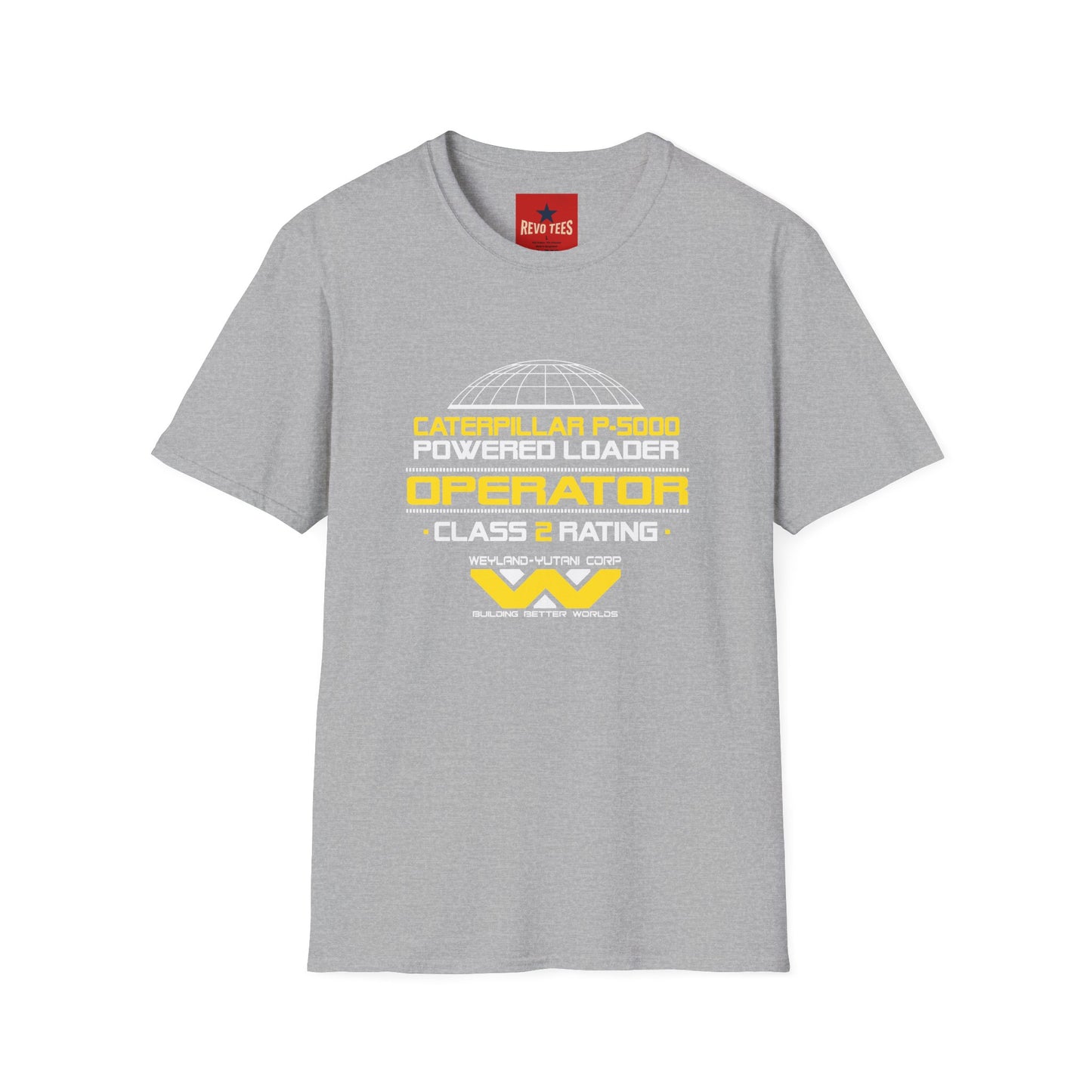 Caterpillar P-5000 Powered Loader Operator T-Shirt — Class 2 Rating