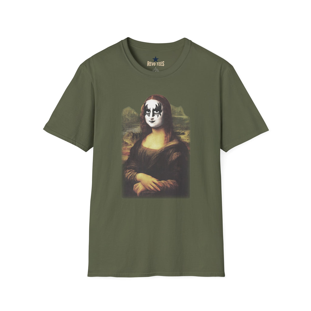 Revotees Hard Rock Kiss Unisex Softstyle T-Shirt - alternate view 6