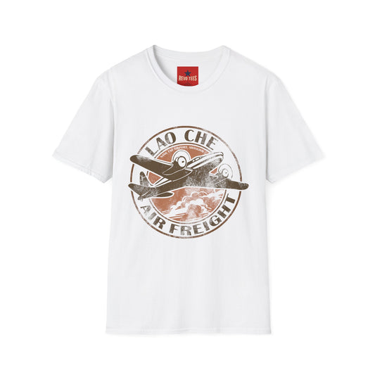Vintage Lao Che Air Freight T-Shirt — Retro Aviation Graphic Tee