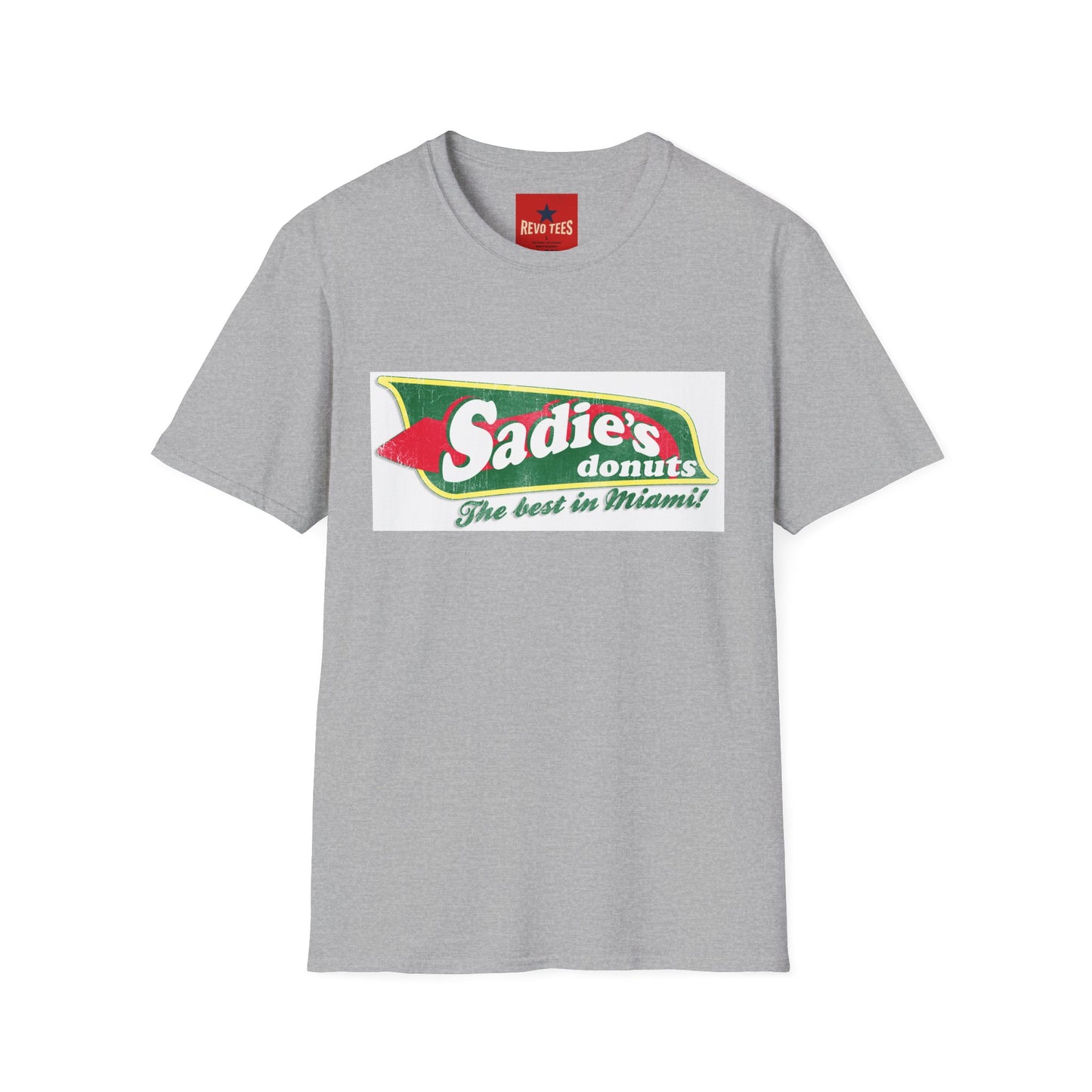 Sadie’s Donuts T-Shirt — 'The Best in Miami' Vintage Logo Tee
