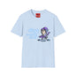 Why Is a Raven Like a Writing Desk? T-Shirt — Alice in Wonderland Mad Hatter Illustration