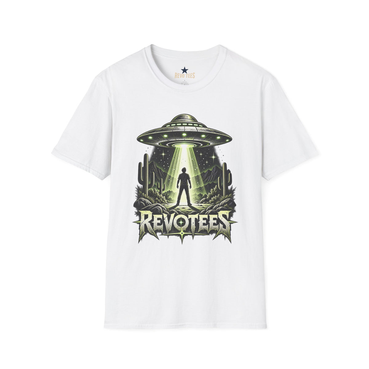 REVOTEES Alien Abduction – Sci‑Fi UFO Graphic Tee