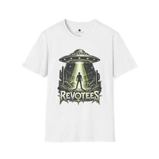 REVOTEES Alien Abduction – Sci‑Fi UFO Graphic Tee