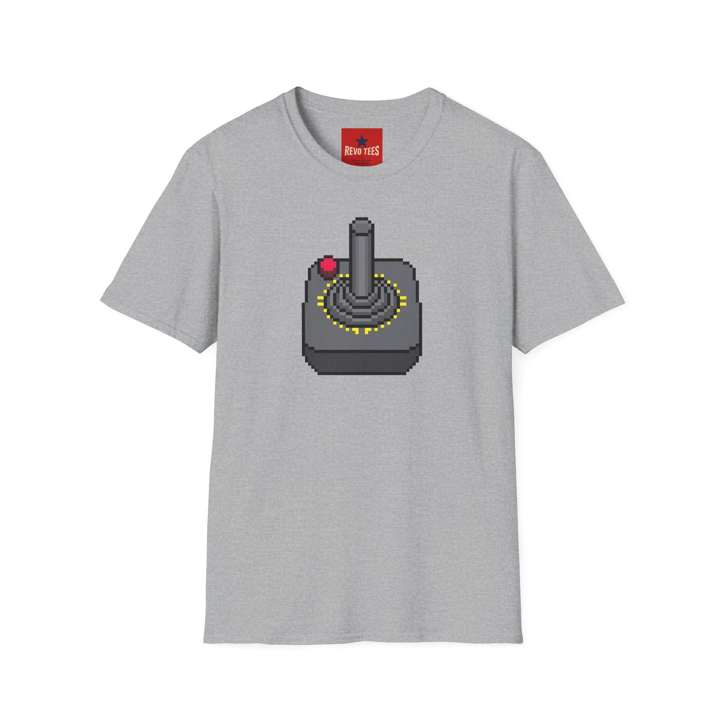 Retro Pixel Joystick T-Shirt — Vintage Gaming Arcade Tee