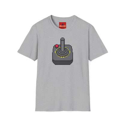Retro Pixel Joystick T-Shirt — Vintage Gaming Arcade Tee