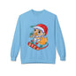 Christmas Skateboard — Santa Skateboarding Holiday Sweater Crewneck Sweatshirt