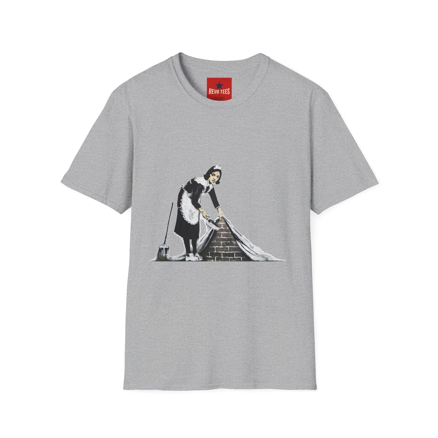 Banksy's Maid Street Art T-Shirt — Banksy-Inspired Housecleaning Graphic Tee