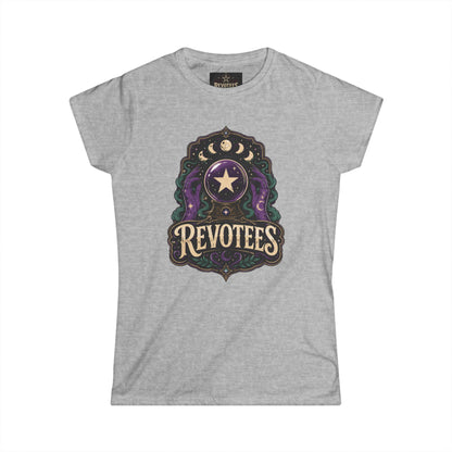 Revotees Mystic Star Women's Tee — Celestial Astrology Graphic Shirt