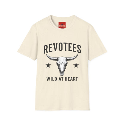Revotees Bull Skull T-Shirt — Wild at Heart Western Graphic Tee