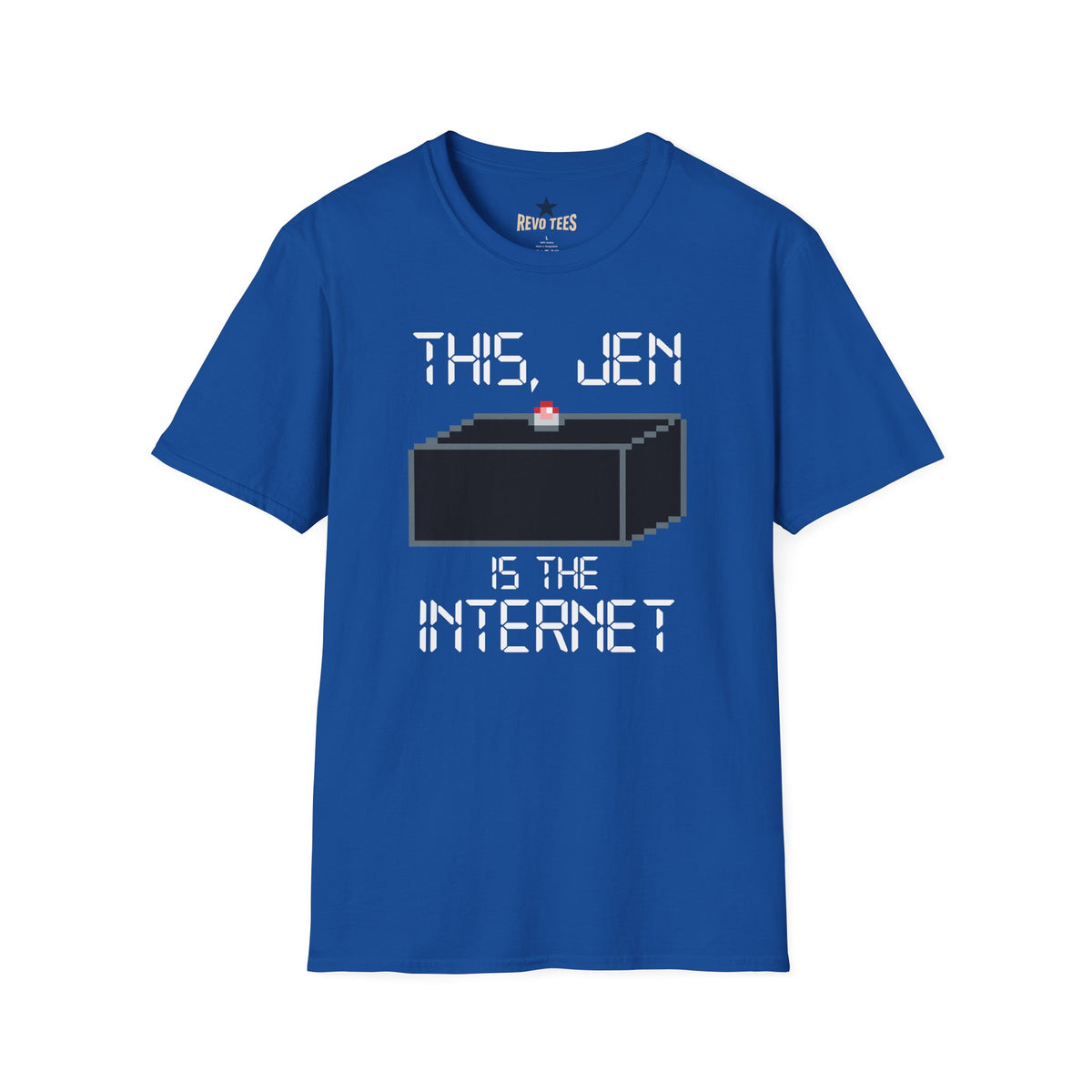 Revotees This Jen Is the Internet Retro Pixel T-Shirt - alternate view 6