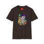 Retro Cartoon Crew T-Shirt — Vintage TV Character Collage