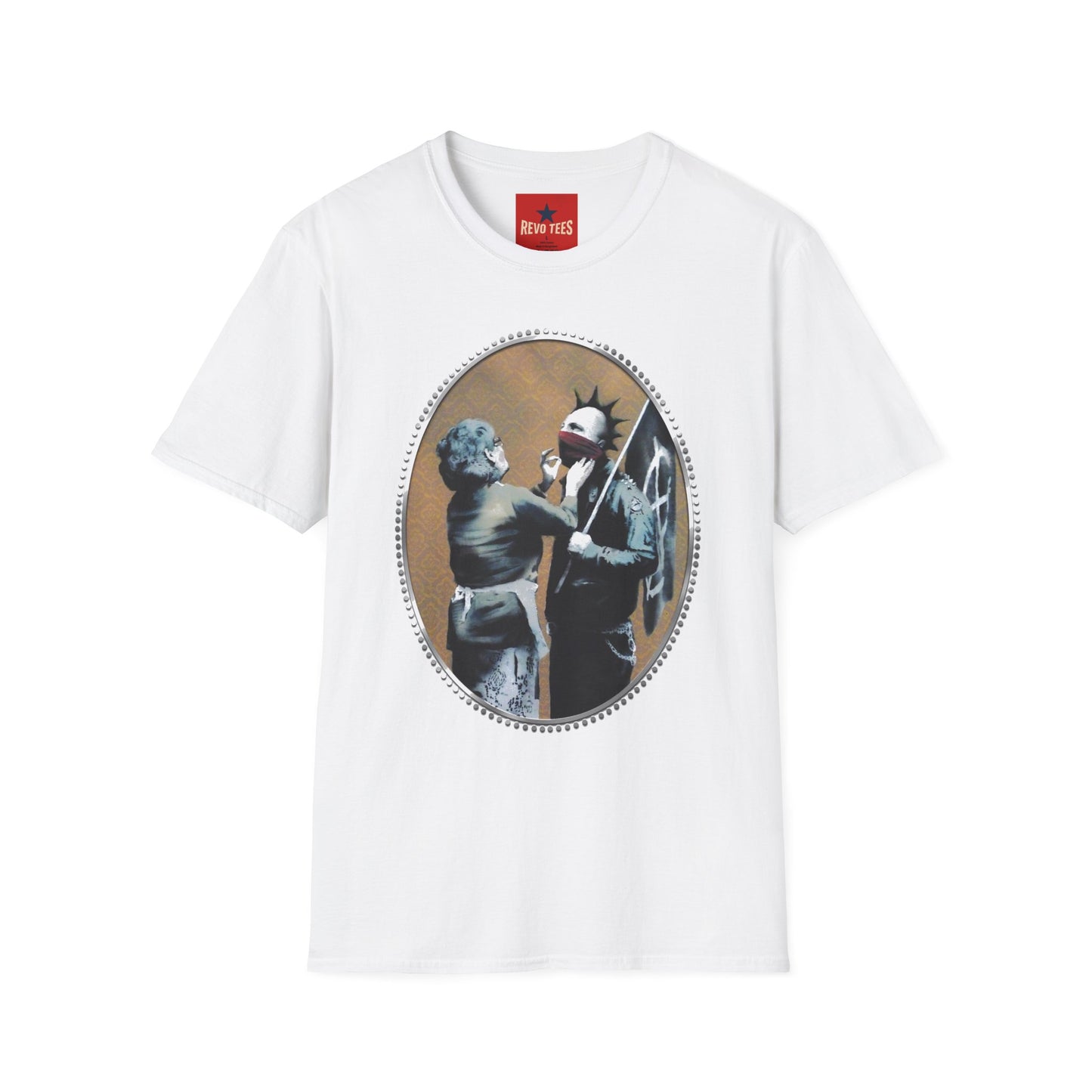Banksy-Inspired 'Punk Kiss' T-Shirt — Street Art Graphic Tee