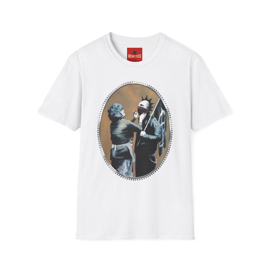 Banksy-Inspired 'Punk Kiss' T-Shirt — Street Art Graphic Tee