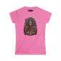 Day of the Dead "Death" Skull Tee — Women's Gothic Floral Graphic Shirt