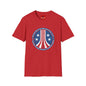 Colonial Navy Vintage Seal T‑Shirt — Patriotic Stars & Stripes Graphic