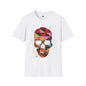Revotees Geometric Colorblock Skull T-Shirt