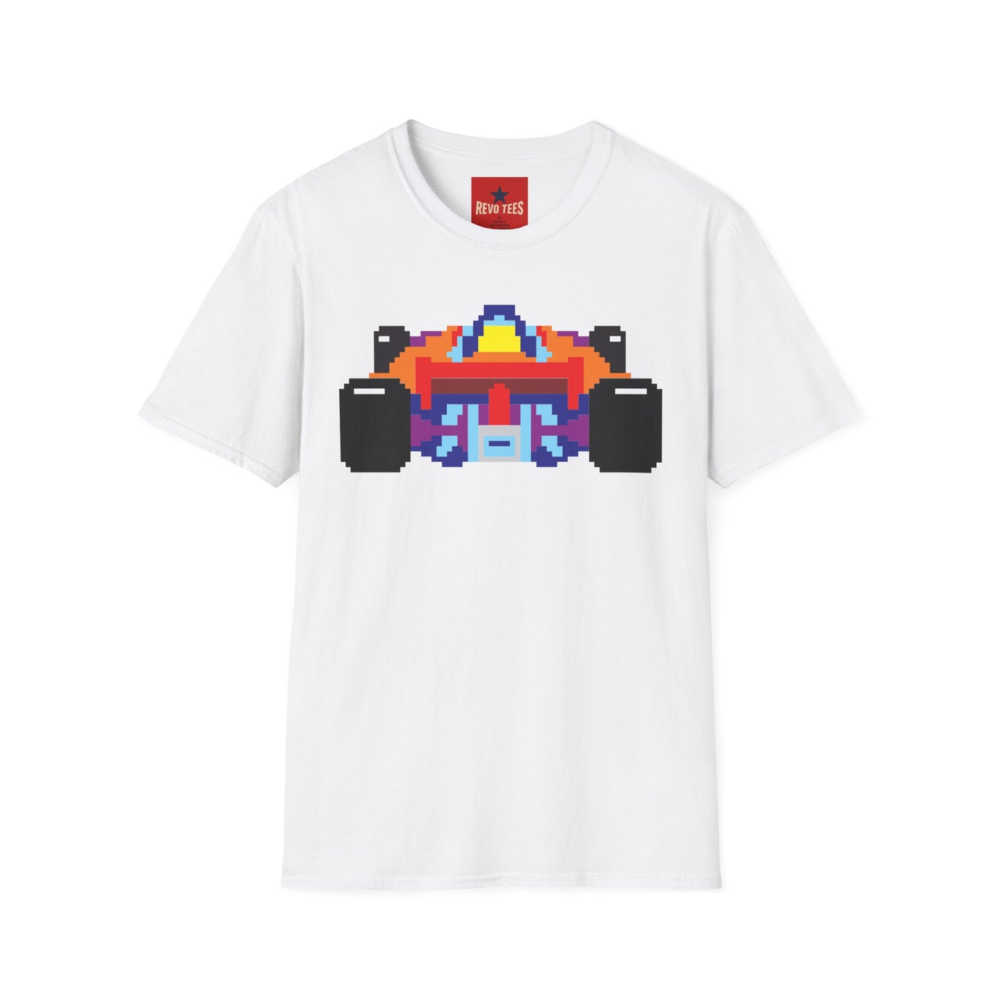 Pixel Race Car T-Shirt — Retro 8-Bit Racing Graphic Tee