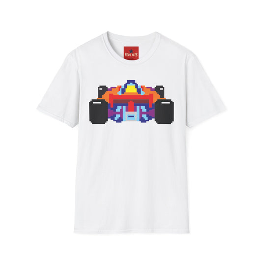 Pixel Race Car T-Shirt — Retro 8-Bit Racing Graphic Tee