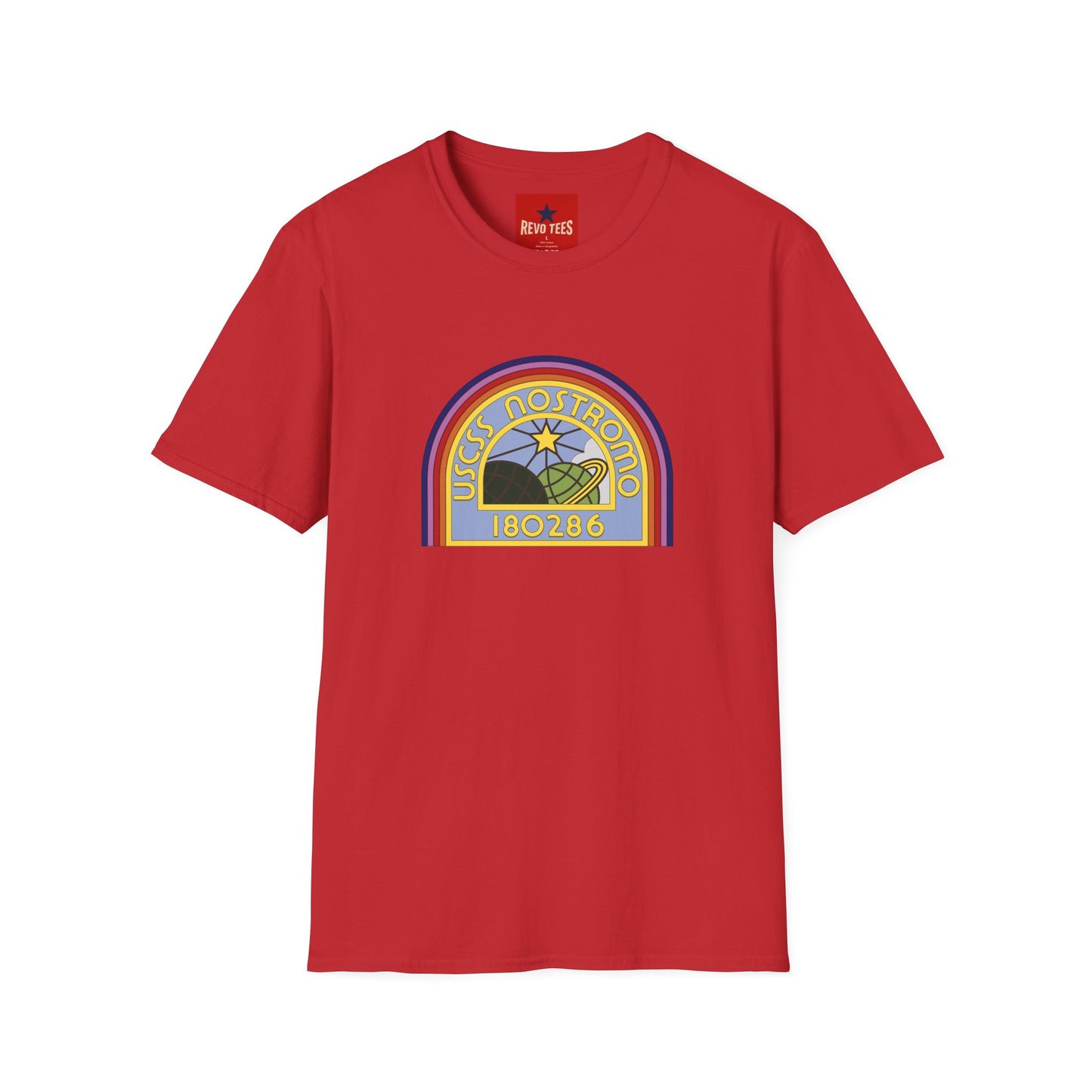 USS Nostromo Retro Space T-Shirt — 180286 Alien Movie Crew Tee