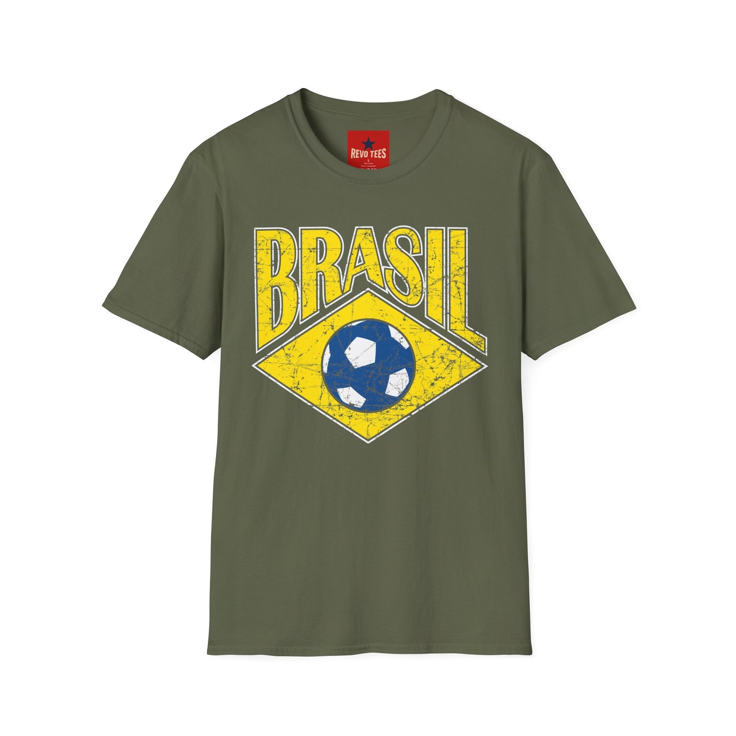 World Cup 2026 - Brasil Soccer T-Shirt — Vintage Brazil Football Tee