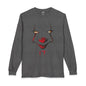 Horror Clown Face Long Sleeve Tee – 'IT' Pennywise Minimalist Graphic