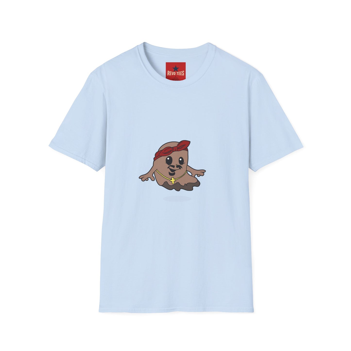 Cute Pirate Sloth T-Shirt — Cartoon Sloth with Bandana Tee