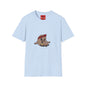Cute Pirate Sloth T-Shirt — Cartoon Sloth with Bandana Tee