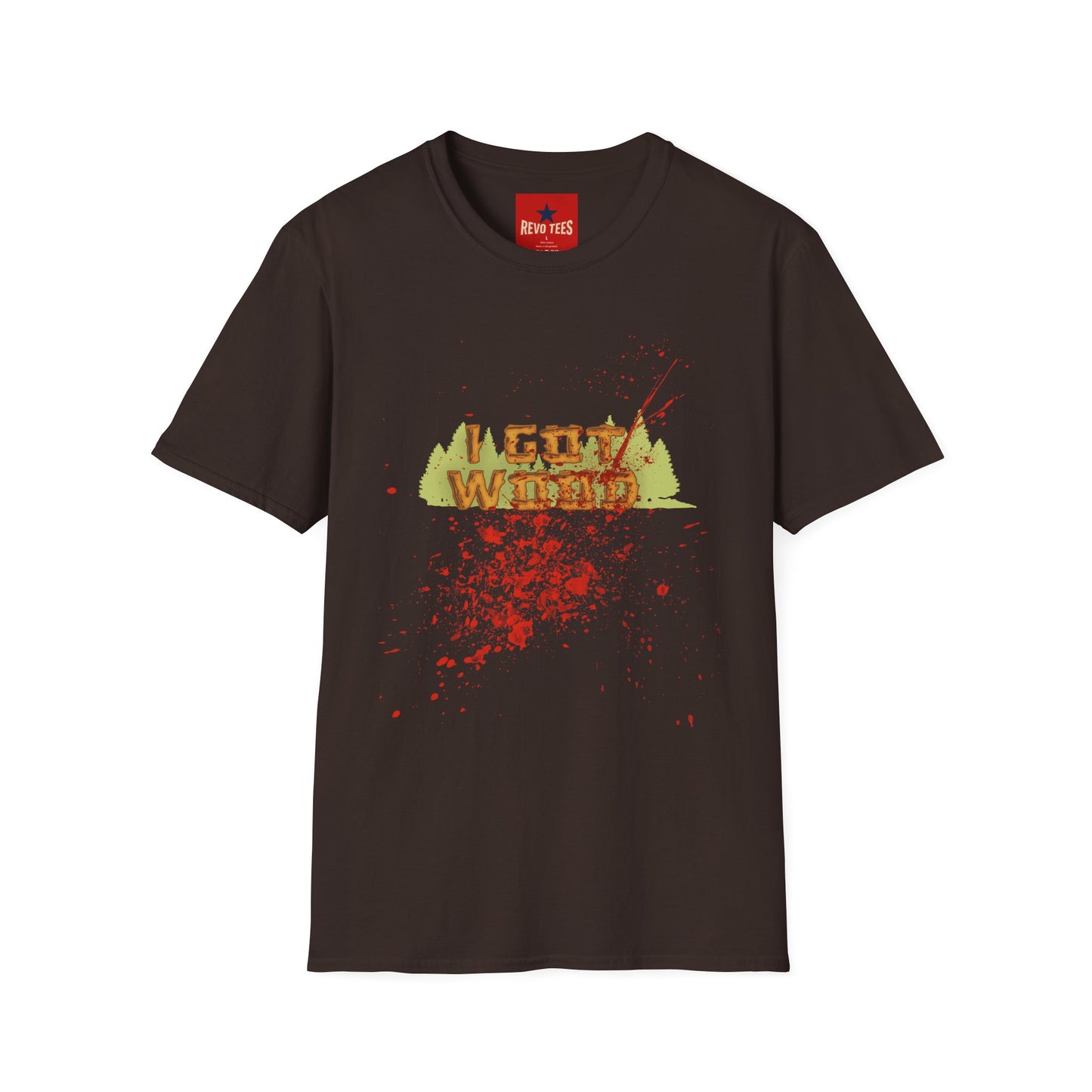 I Got Wood Funny Lumberjack T-Shirt — Camping, Outdoors & Carpenter Gift