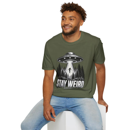 REVOTEES Stay Weird — Alien Abduction Graphic Tee