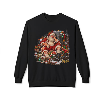 REVOTEES When AI ruins Christmas - Vintage Santa Crewneck Sweatshirt