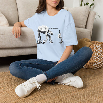 Banksy T‑Shirt — 'I am your father' Star Wars AT-AT Funny Graphic Tee