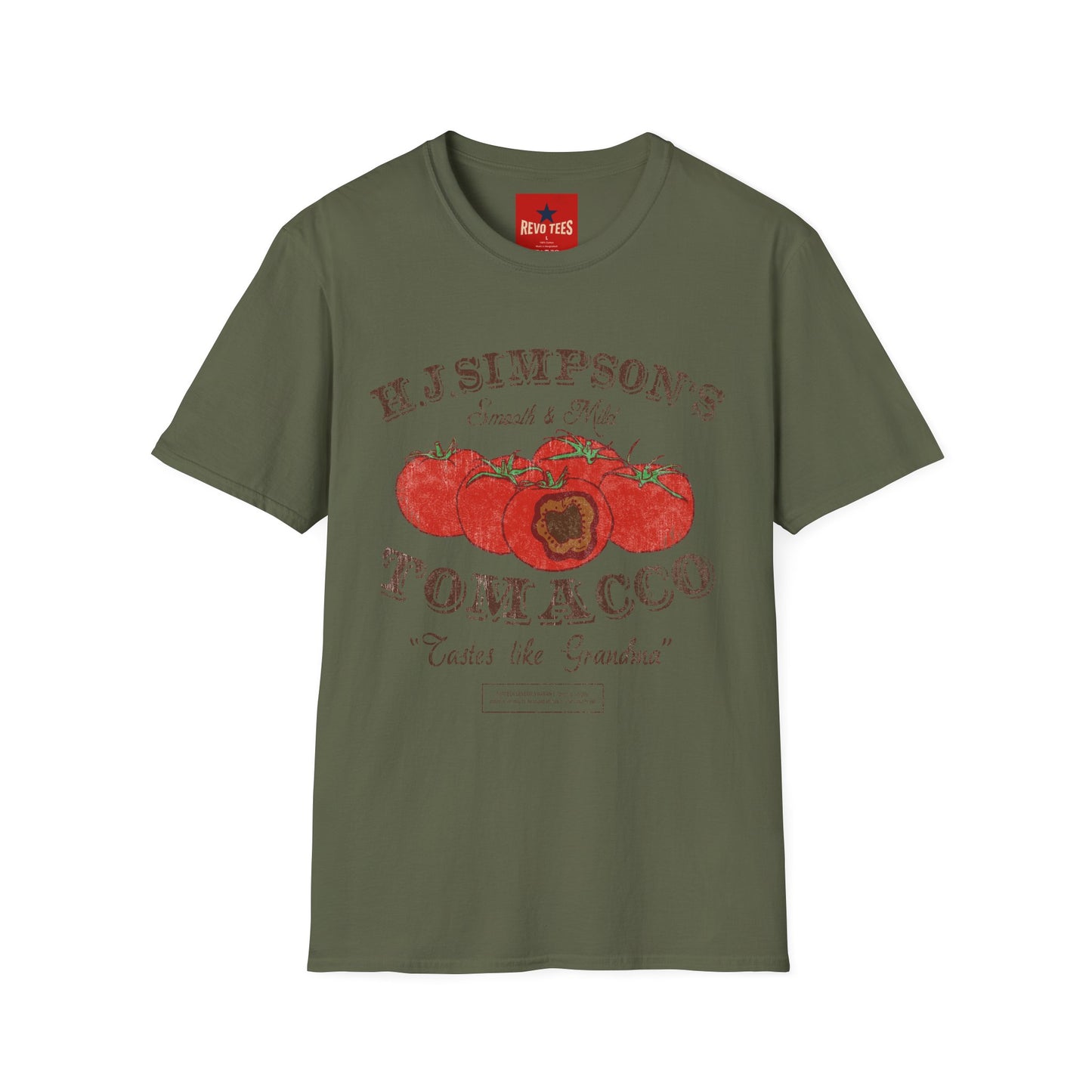 Tomacco Vintage Farm T‑Shirt — H.J. Simpson’s ‘Smash & Mild’ Graphic Tee