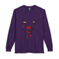 Horror Clown Face Long Sleeve Tee – 'IT' Pennywise Minimalist Graphic