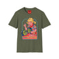 Retro Sewing Girl T‑Shirt — Vintage Crafting Graphic Tee