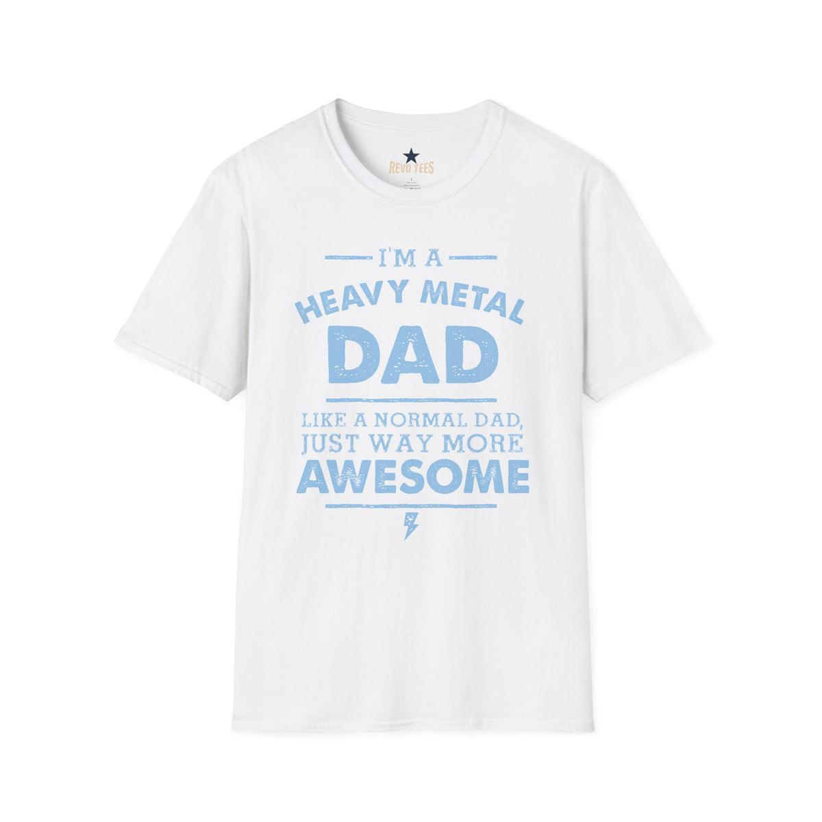 Revotees Heavy Metal Dad I M a Heavy Metal Dad Graphic for Proud Fathers T-Shirt - alternate view 2