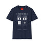 Police Box T‑Shirt — Retro Sci‑Fi TARDIS Door Graphic Tee