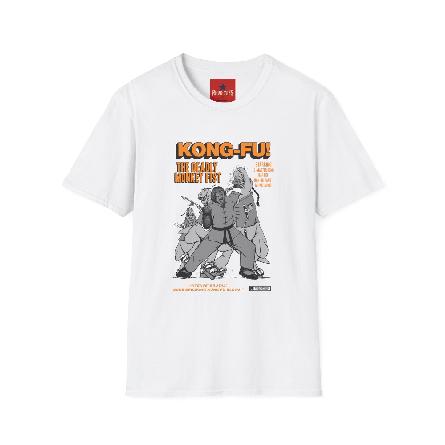 Kong-Fu! The Deadly Monkey Fist T-Shirt — Retro Martial Arts Movie Poster Tee