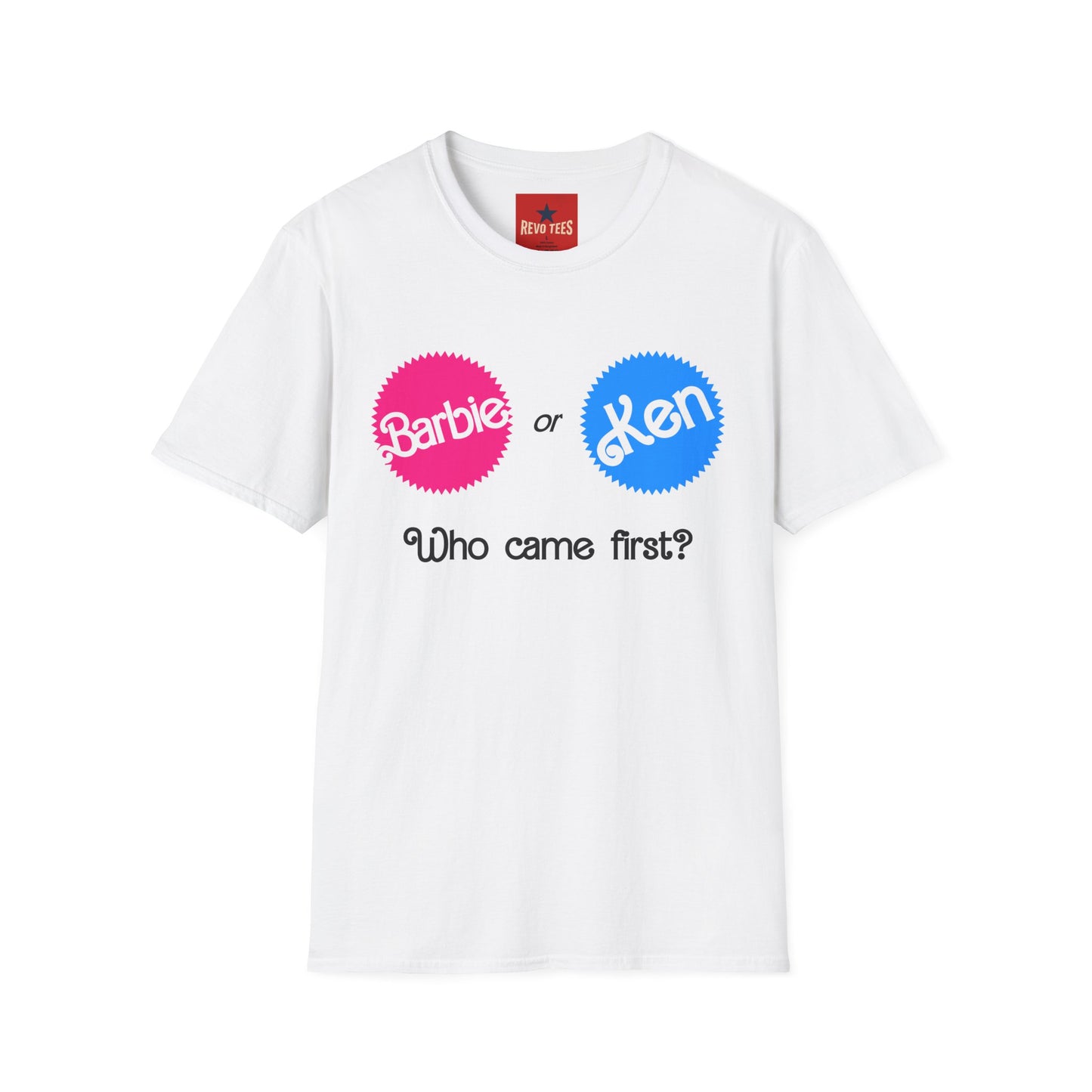 Barbie or Ken "Who Came First?" T-Shirt