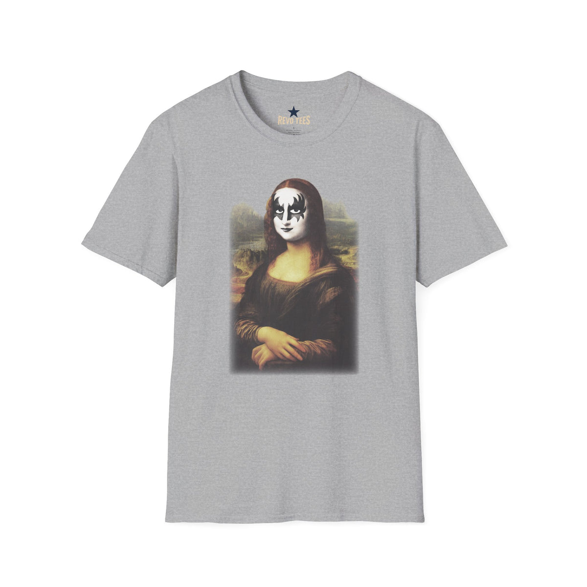 Revotees Hard Rock Kiss Unisex Softstyle T-Shirt - alternate view 3
