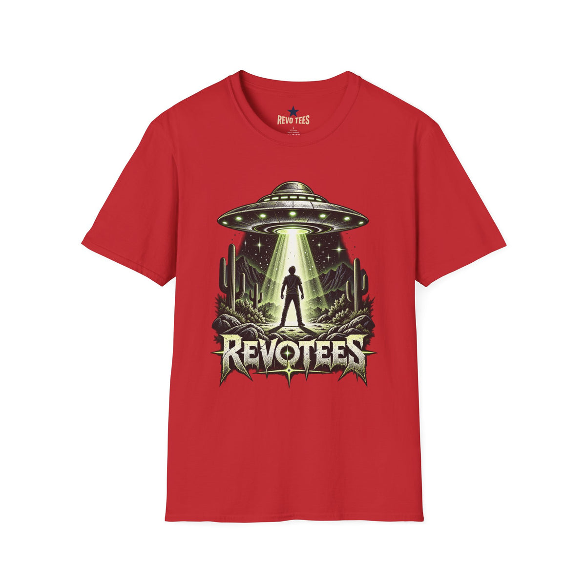 REVOTEES Alien Abduction – Sci‑Fi UFO Graphic Tee