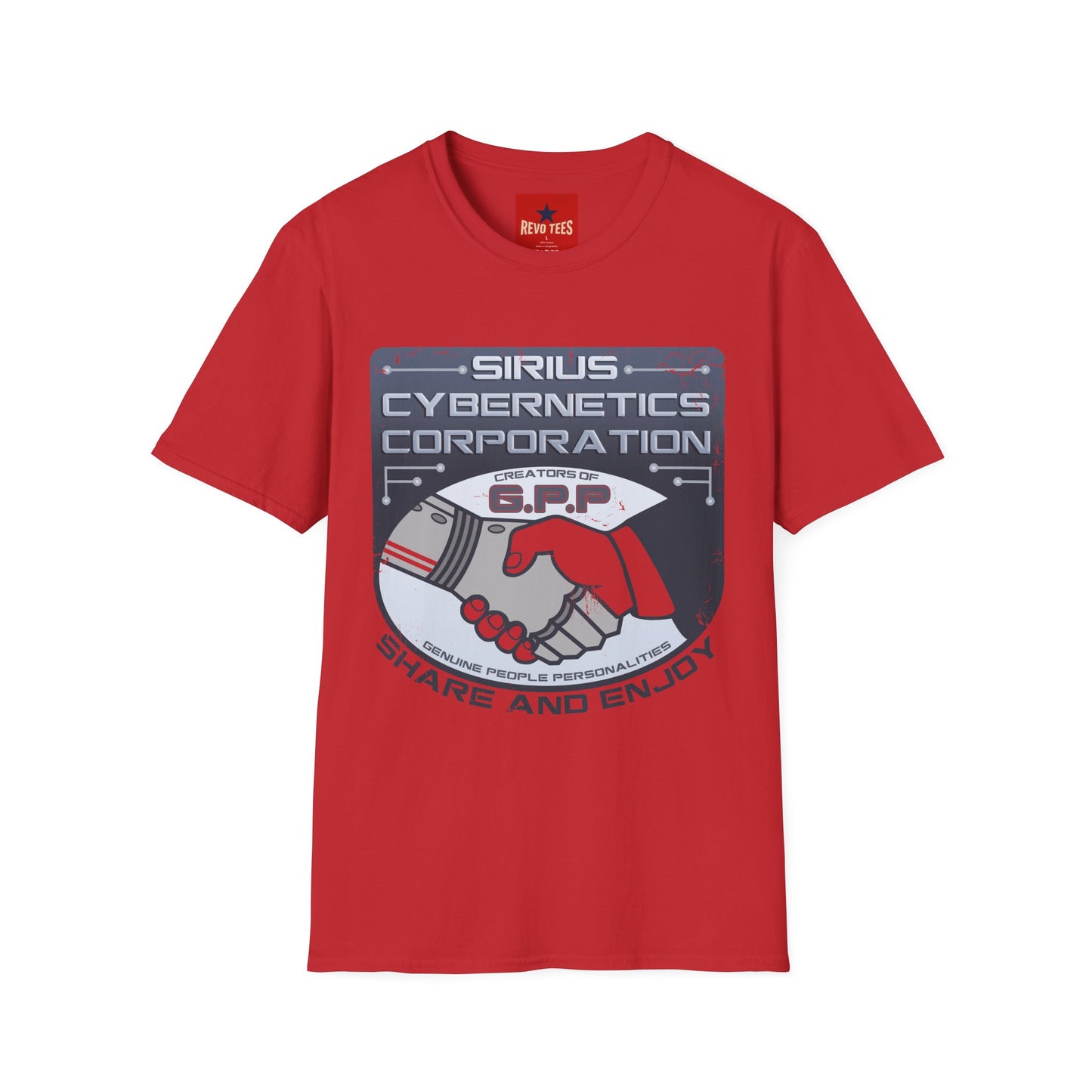 Cybernetic Corporation T‑Shirt — "Sirius Cybernetics Corporation" Retro Sci‑Fi Tee