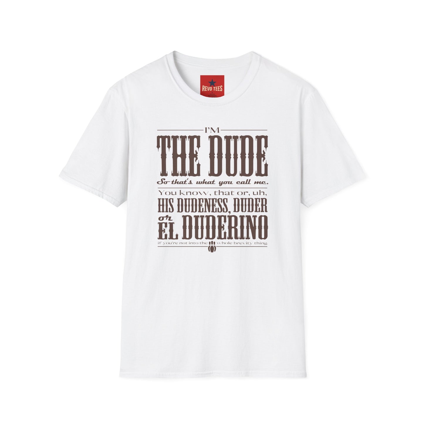 The Dude Graphic T-Shirt — "I’m The Dude" Vintage Typography Tee